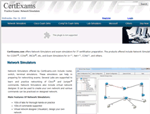 Tablet Screenshot of certexams.com